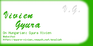 vivien gyura business card